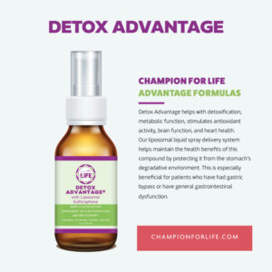 Detox Advantage Champion for Life